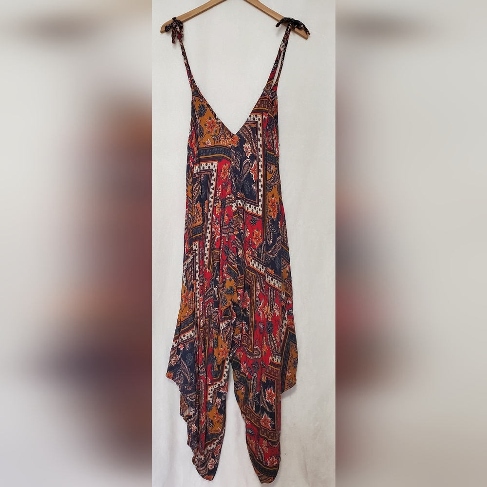 Sacred Threads Boho Romper Overall Jumpersuit Size O/S